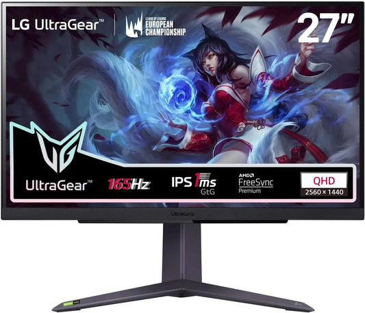 LG modèle, Ultragear Ecran PC Gaming 27' 27GR75Q-B 1ms HDR 10, 2560x1440, GtG 165Hz, AMD FreeSync, inclinable, Dalle IPS résolution QHD