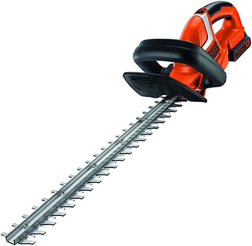 Black+Decker modèle GTC1845L20-QW, Taille-Haies Sans Fil 18V, Electrique 45 cm avec Batterie 2 Ah, Ecartement 18 mm, Lame Asymétrique Double Action