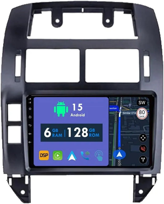 Mk4 2006-2011 RoverOne Autoradio, GPS pour Volkswagen Polo 2001 2002 2003 2004 2005 Carplay Android Autoradio stéréo