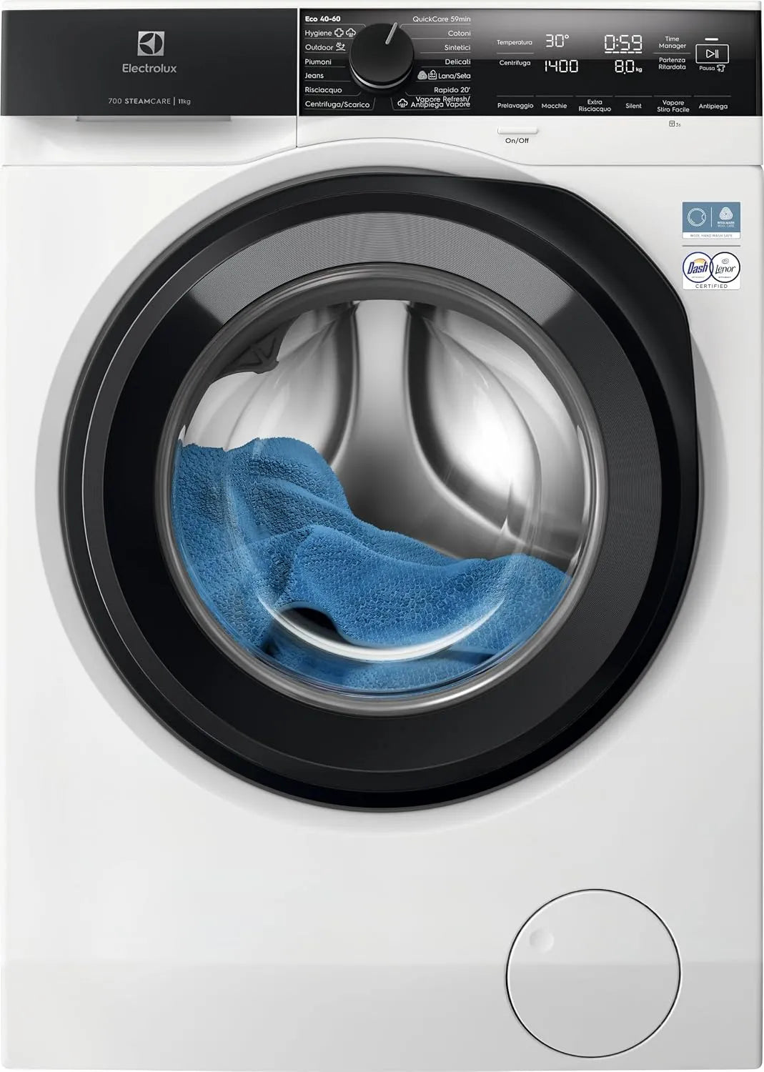 Modèle EW7F411B3 1400 SERIE700 LAVAT, poids 9KG