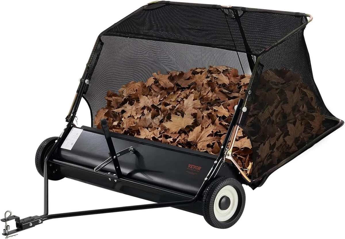 Vevor, Grande Capacité 566 L, avec Bac à Herbes et Feuilles, Hauteur Réglable, Corde de Vidage
