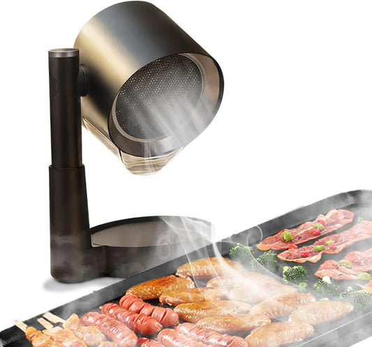 Hotte aspirante, au format au format portable pour Cuisine，Hotte Téléscopique avec Inclinaison, 3 niveaux de vitesse, 3 niveaux de vitesse