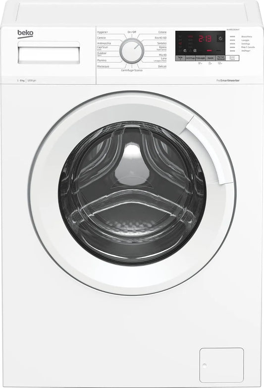 Beko modèle WUXR81282WI WUXR81282WI WUXR81282WI/IT, IT lavatrice Caricamento frontale 8 kg 1200 Giri/min Bianco