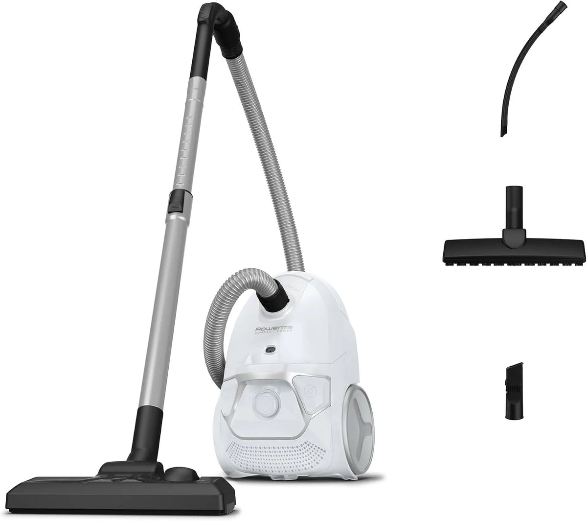 Rowenta aspirateur RO3967EA, Moteur basse consommation de 900W max, capacité 3L, Compact Power avec sac, Haute filtration