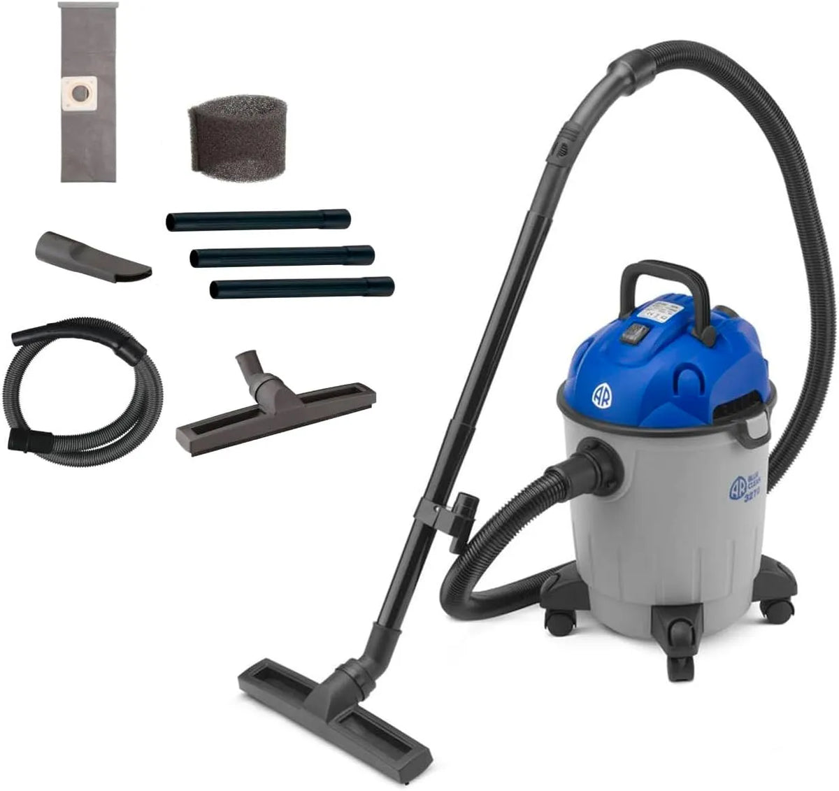 Aspirateur 3270 AR Blue Clean, capacité 20 l, Solides et Liquides, 1200 W