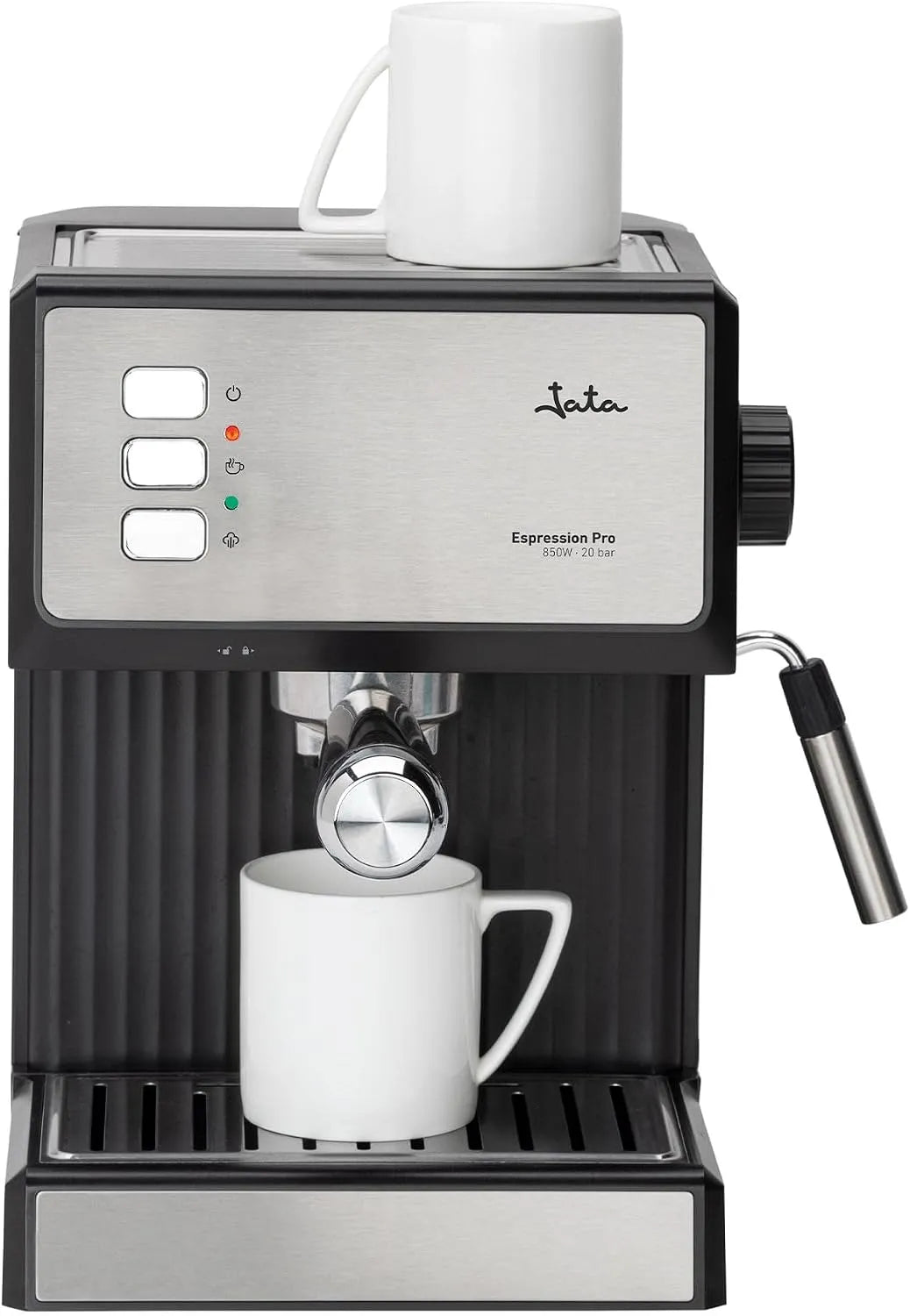 Cafetière JECA2525 JATA, express 20 bars 850 W, Bras avec double sortie et filtre pour 1 ou 2 cafés, Chauffe tasses, Réservoir