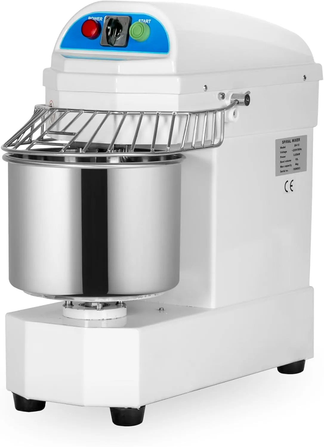 À Pâte 10 Litres Pétrin Batteur, 160 RPM