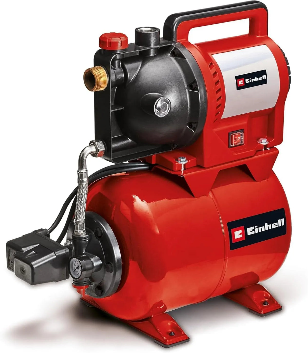 Einhell Groupe de surpression GC-WW 1045 N, hauteur max: 48m, pression max: 4,8b, 4500L/h, puissance 1050W, capacité 4500L, réservoir 20L