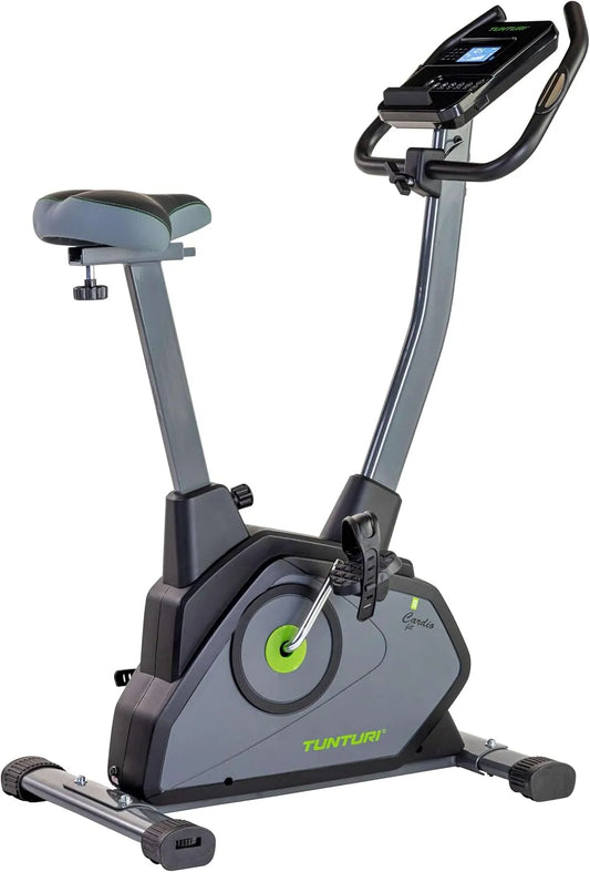 Vélo E35 Tunturi Cardio Fit, Home trainer, Velo interieur, avec écran LCD et ordinateur d'entraînement, d'Appartement Ergomètre, Velo fitness