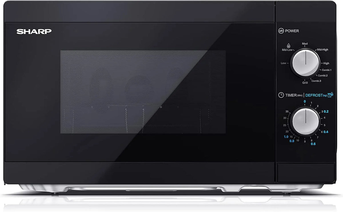 Sharp four YC-MG01E-B, Micro ondes 20 litres finition noire avec Gril