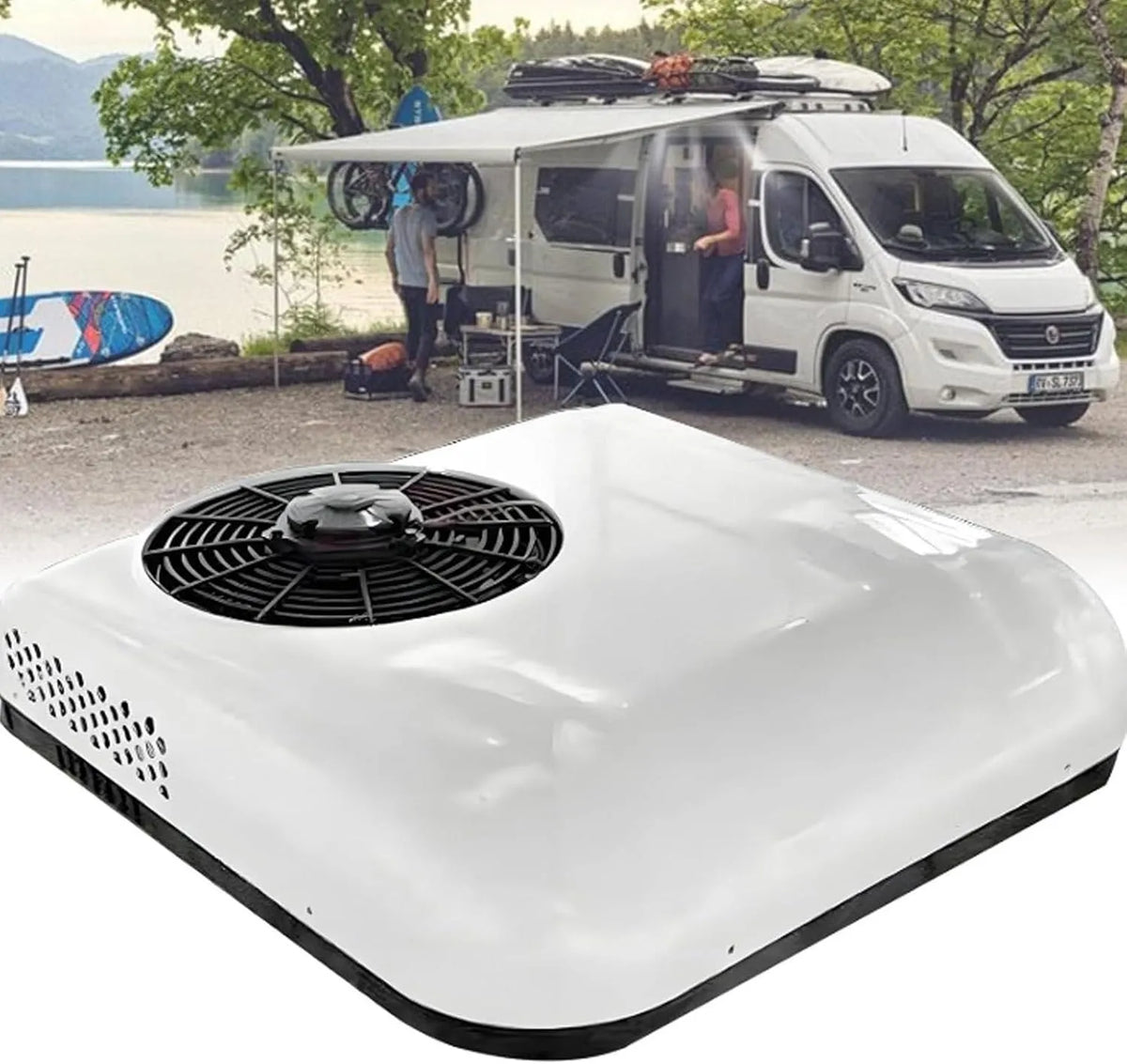 Climatiseur, unité de climatisation de toit pour camping-car, caravane 24V, pour camion, remorque, bateau, tracteur