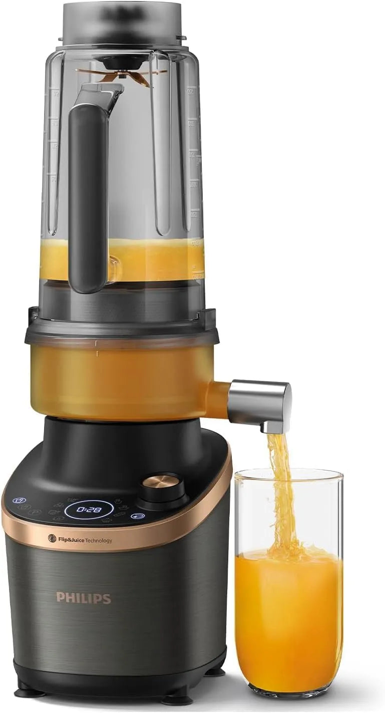 Philips blender 7000 HR3770/10, Programmes Quick Select, Haute Vitesse Flip&Juice Série avec centrifugeuse intégrée, HomeID App