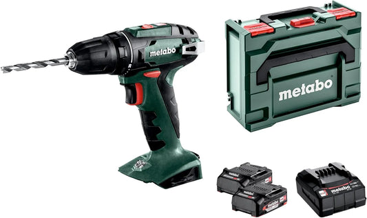 Metabo 1600 tr/min Sans clé 1,3 kg finition noire, Vert BS 18