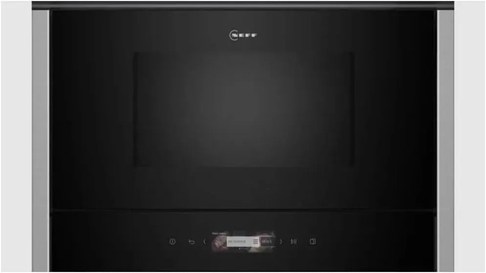 Four à micro-ondes NR4WR21N1, INT�GRABLE 21L CHARNI�RES DROITE finition noire
