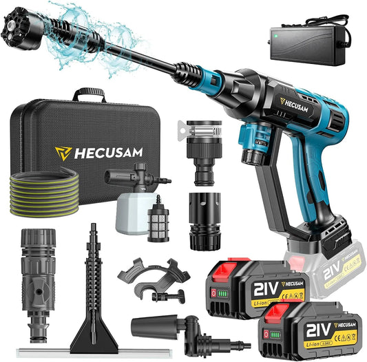 Nettoyeur haute pression, Mode 4 niveaux de vitesse, Moteur Sans Balais 3000 W, Pression Max 125 Bars, Buse Pivotante 6 En 1,Brosse De Nettoyage