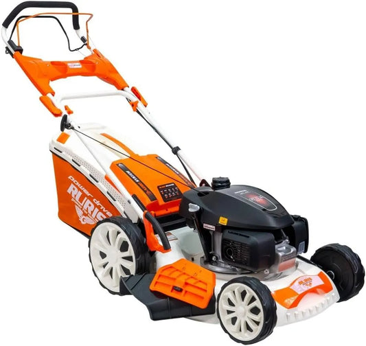 Tondeuse à gazon RX444S RURIS, 510 mm, Sac 65 L, Moteur Honda 4,6 CV, 5 Fonctions: Ramassage, Thermique, Éjection Arrière et Latérale, Mulching